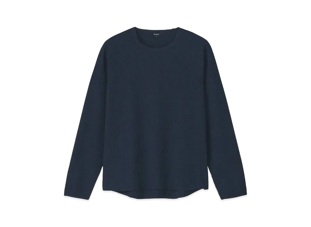 Goldwin Waffle Light Long Sleeve T-shirt (Unisex) "Ink Navy"