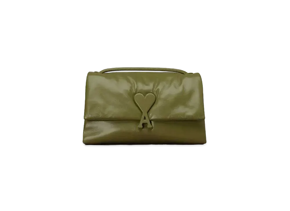 AMI PARIS Voulez-Vous Bag "Olive"