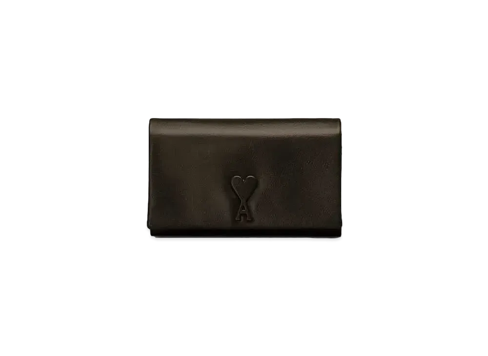 AMI PARIS Voulez-Vous Strap Wallet "Black"