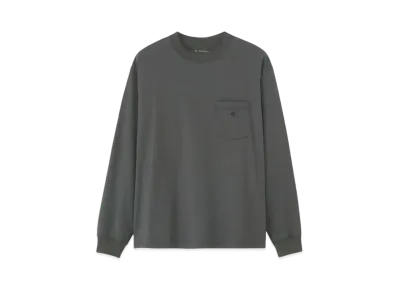 Goldwin Oversize Long Sleeve Pocket T-shirt (Unisex) "Dark Charcoal"