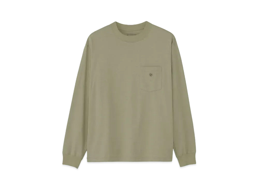 Goldwin Oversize Long Sleeve Pocket T-shirt (Unisex) "Light Beige"