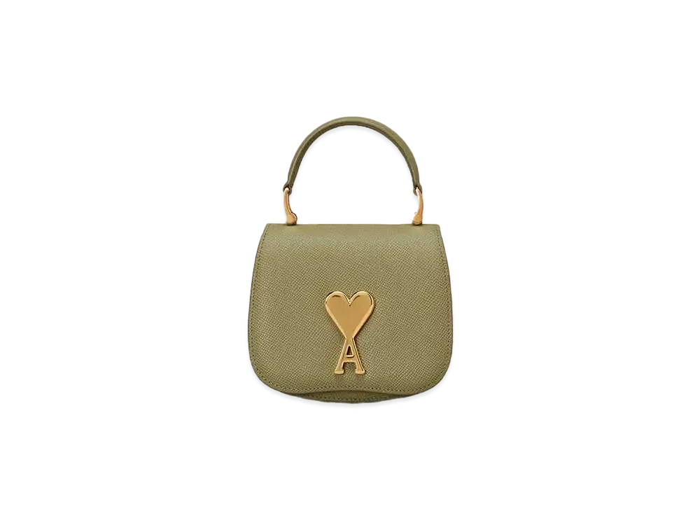 AMI PARIS Paris Paris Shoulder Bag Nano "Olive"
