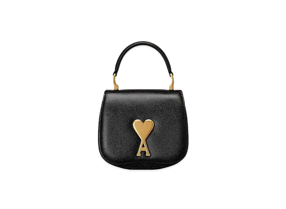 AMI PARIS Paris Paris Shoulder Bag Nano "Black"