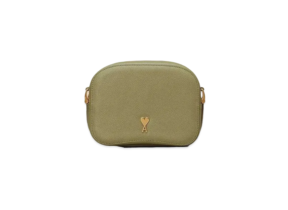 AMI PARIS Paris Paris Camera Bag "Olive"