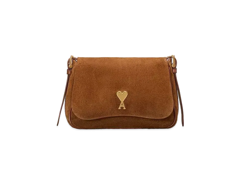 AMI PARIS Paname Paname Satchel Bag "Cognac"