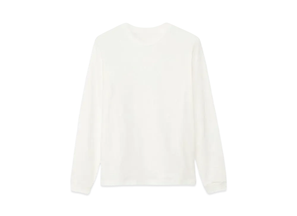 Goldwin x #FFFFFFT Naturebrid Cotton Crew Neck Long Sleeve T-Shirt (Unisex) "White"