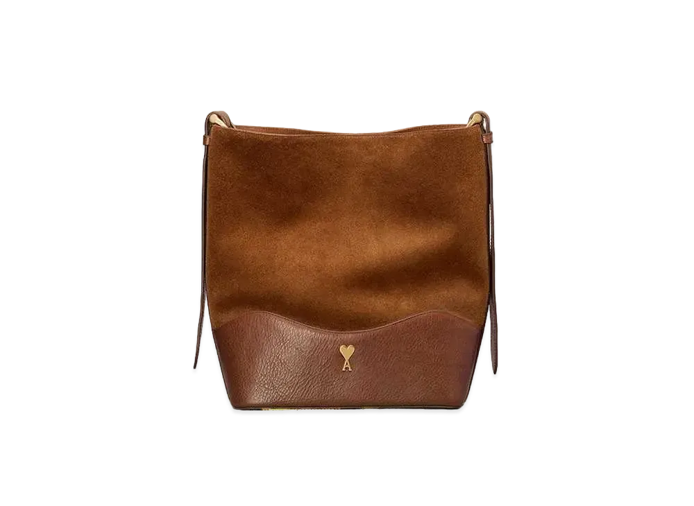 アミ パリス パナメ パナメ バケットバッグ "コニャック"