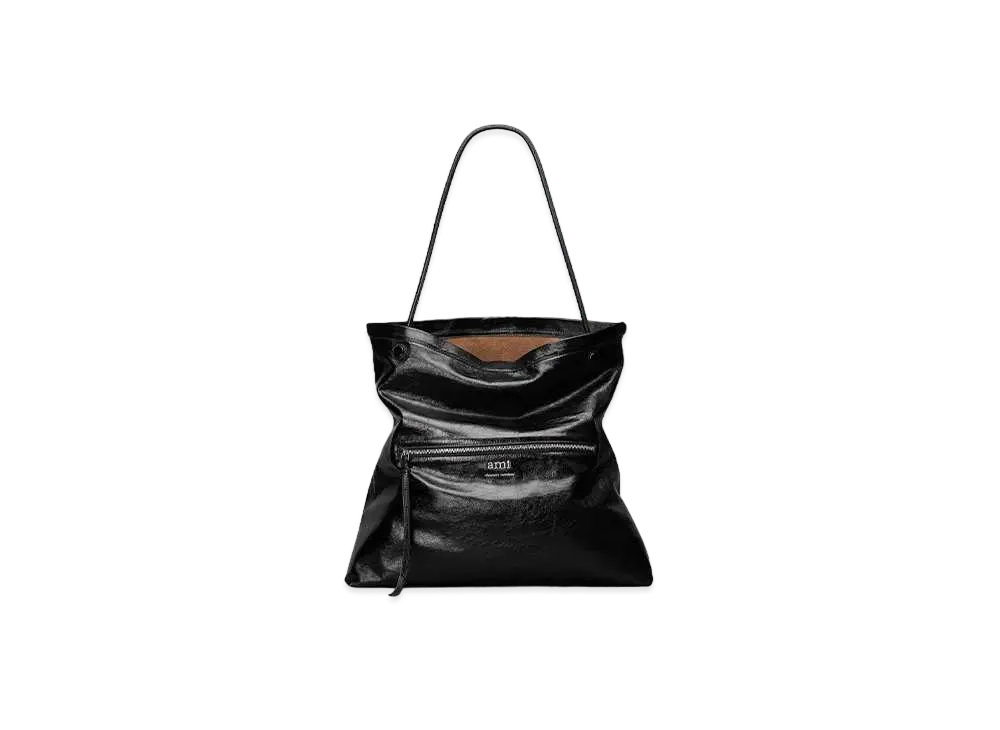 AMI PARIS Grocery Maxi Bag "Black"
