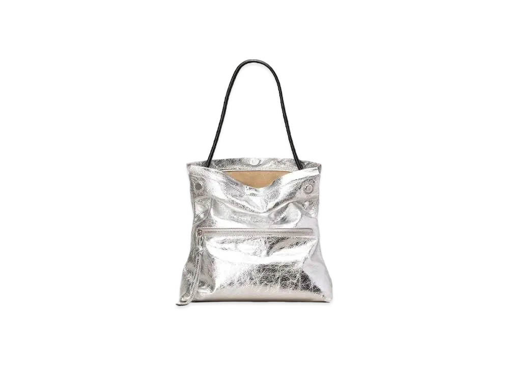 AMI PARIS Grocery Bag #1 "Silver"