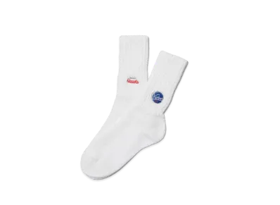 KEBOZ x HAWKS Old Logo Socks "White"