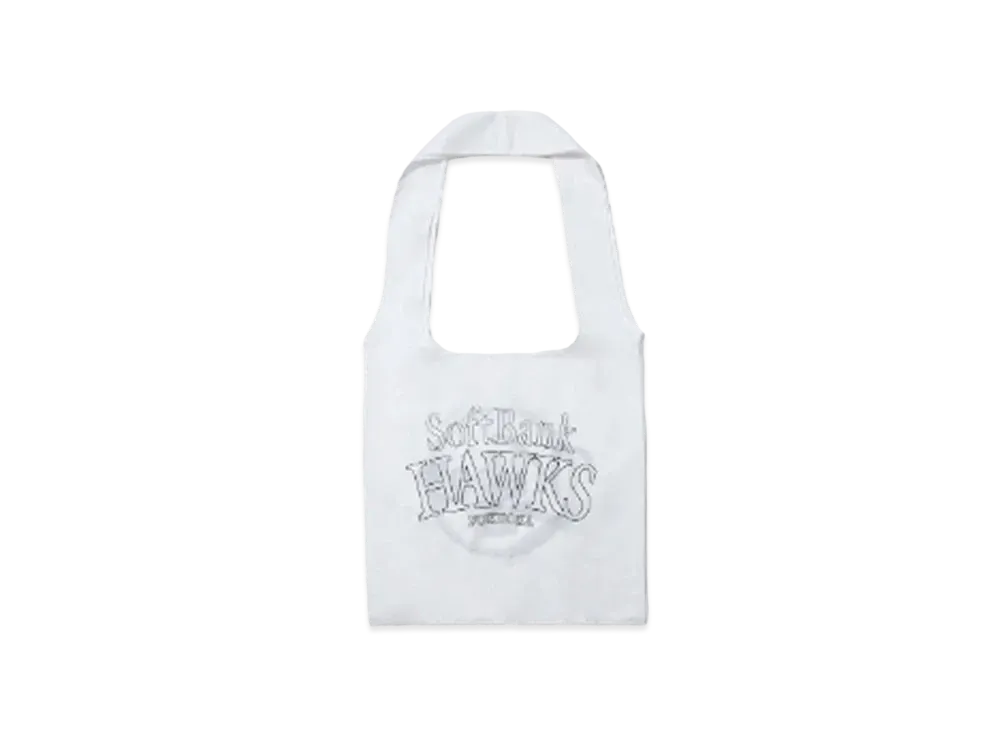 KEBOZ x HAWKS Shop Bag (L) "White"