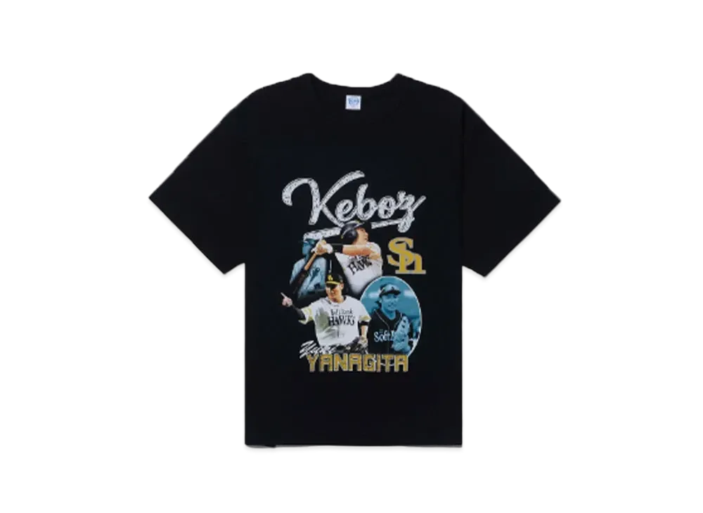 KEBOZ x HAWKS Yanagita S/S Tee "Black"