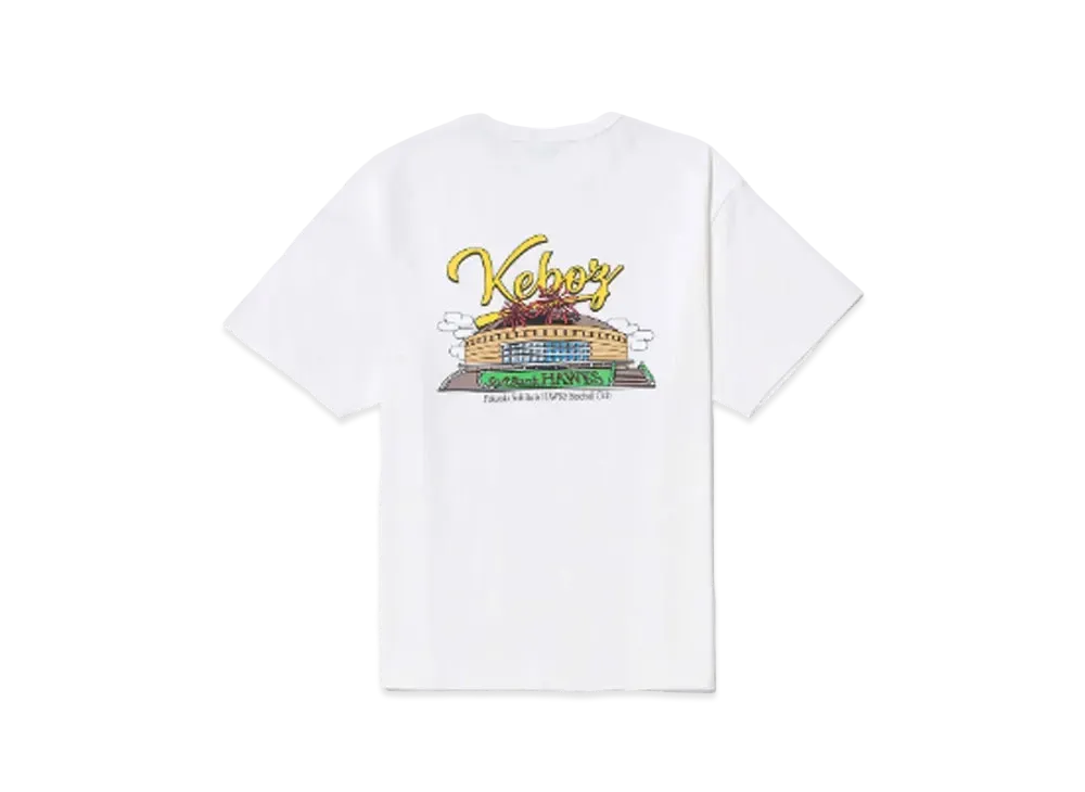 KEBOZ x HAWKS PD S/S Tee "White"