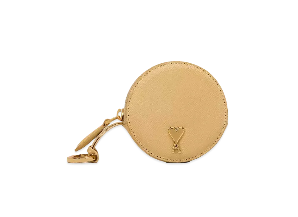 AMI PARIS Paris Paris Round Wallet "Citronella"