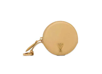AMI PARIS Paris Paris Round Wallet "Citronella"