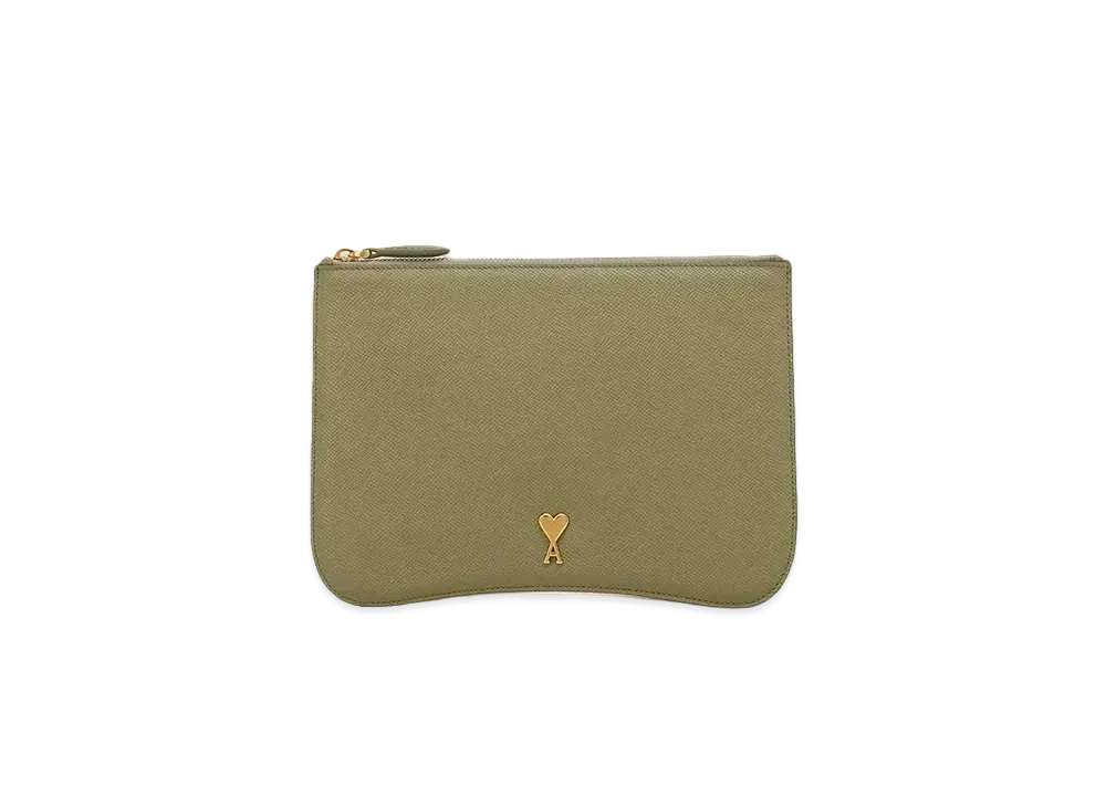 AMI PARIS Paris Paris Pouch "Olive"