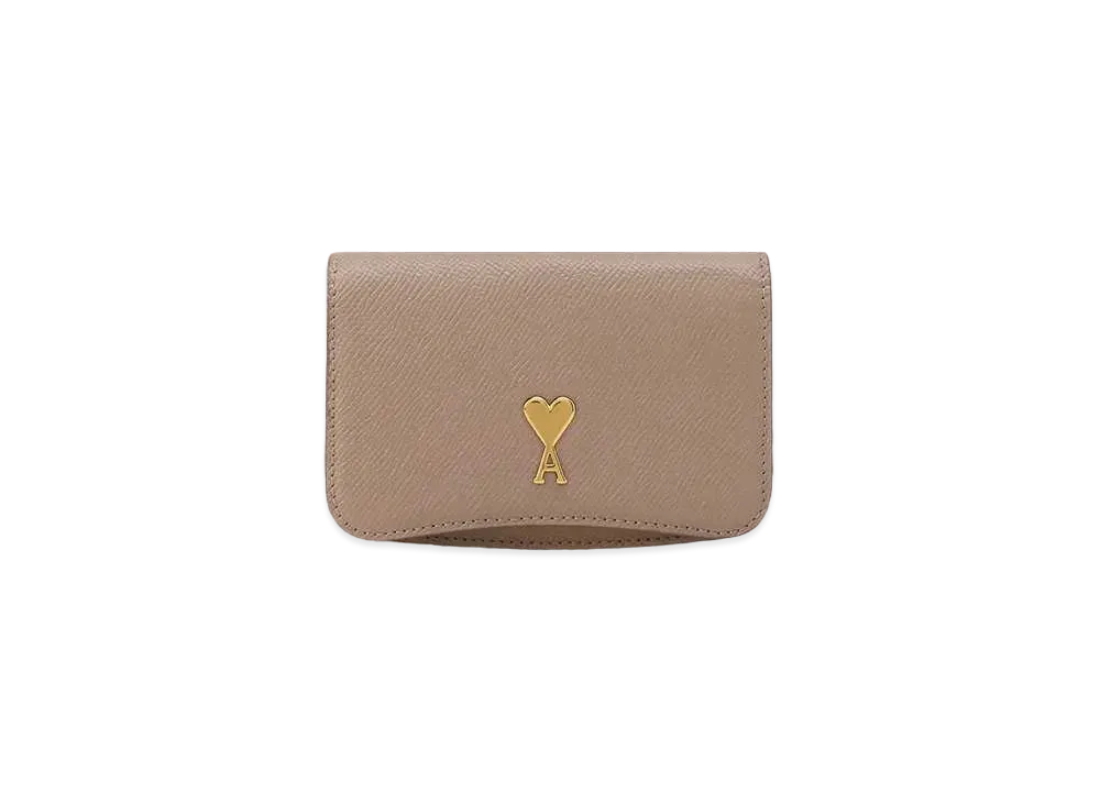 AMI PARIS Paris Paris Strap Card Holder "Light Tope"