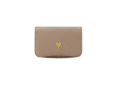 AMI PARIS Paris Paris Strap Card Holder "Light Tope"