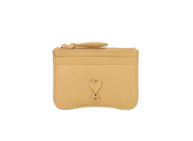 AMI PARIS Paris Paris Zip Card Holder "Citronella"