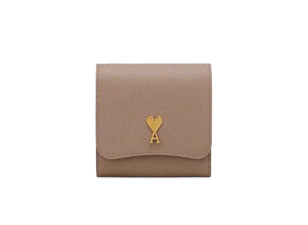 AMI PARIS Paris Paris Compact Wallet "Light Tope"