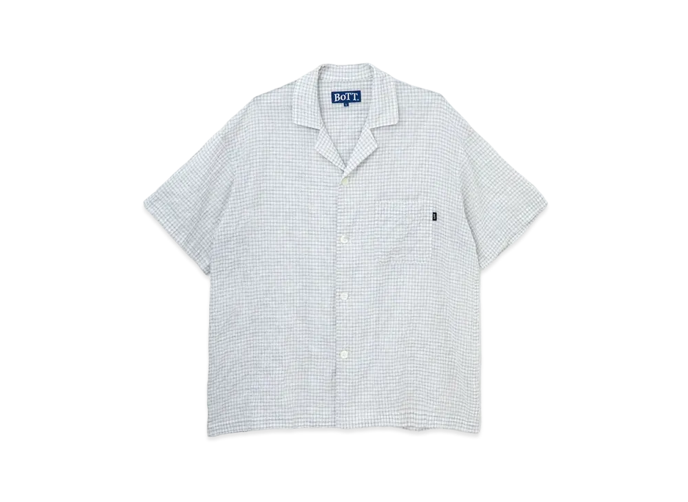 BoTT Windowpane S/S Shirt "White"
