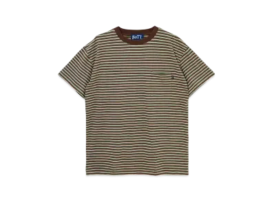 BoTT Jacquard Border Pocket Tee "Brown"