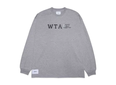 Wtaps Design 01 / LS / Cotton. College "Ash Gray"