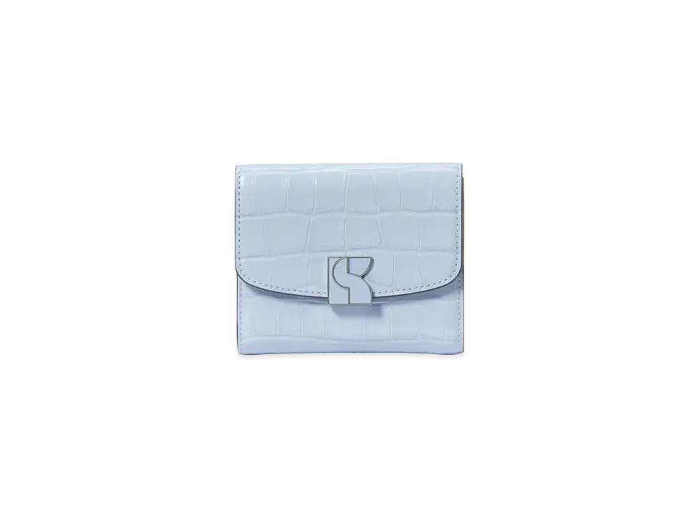 kate spade Dakota Croc Embossed Bifold Flap Wallet "North Star"
