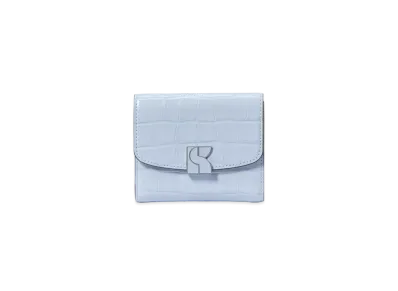 kate spade Dakota Croc Embossed Bifold Flap Wallet "North Star"