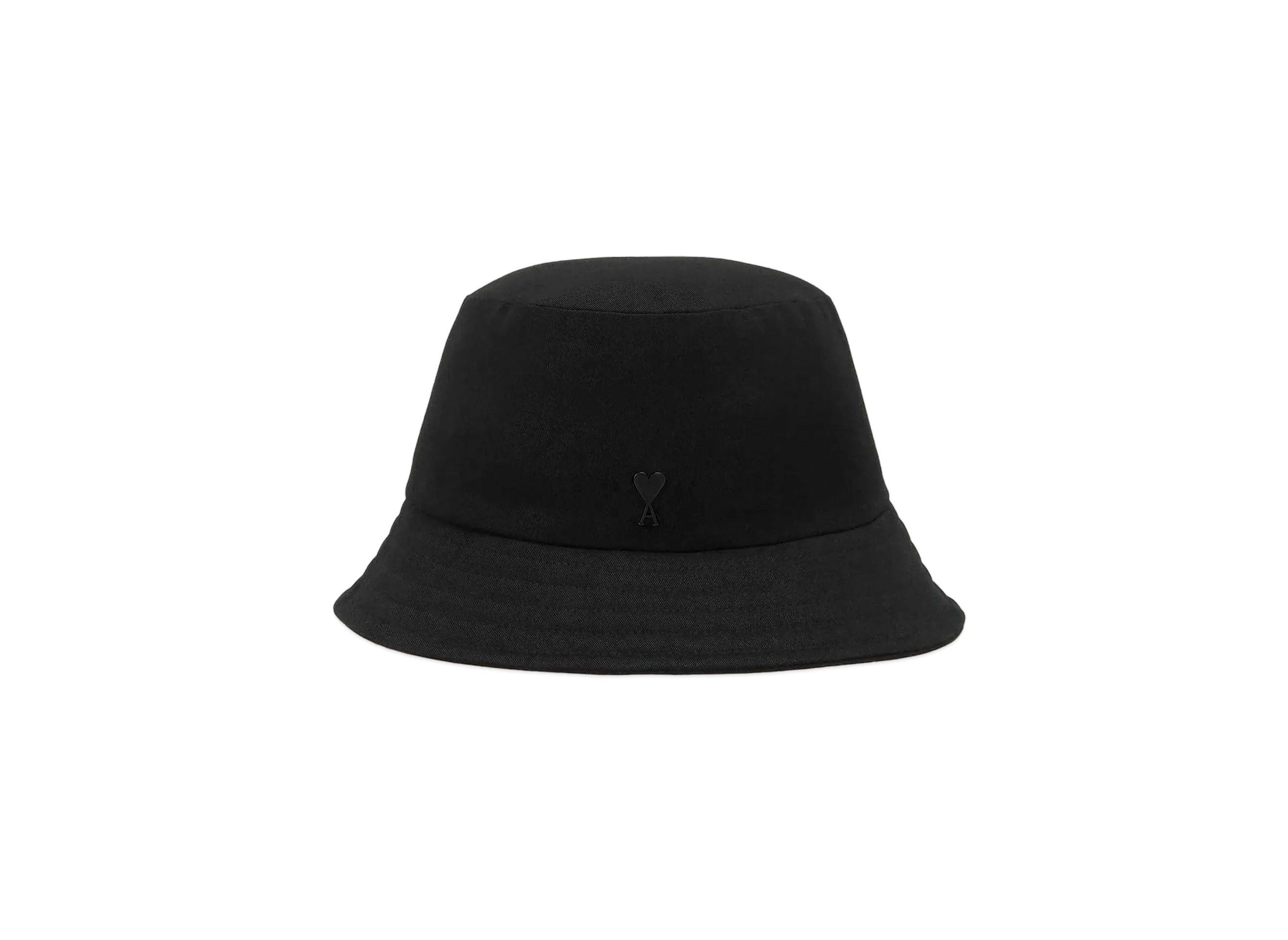 AMI PARIS Ami de Coeur Reversible Bucket Hat "Black"
