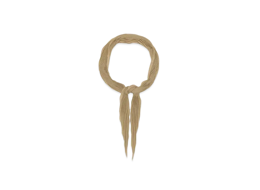 AMI PARIS Pleated Scarf "Sage"