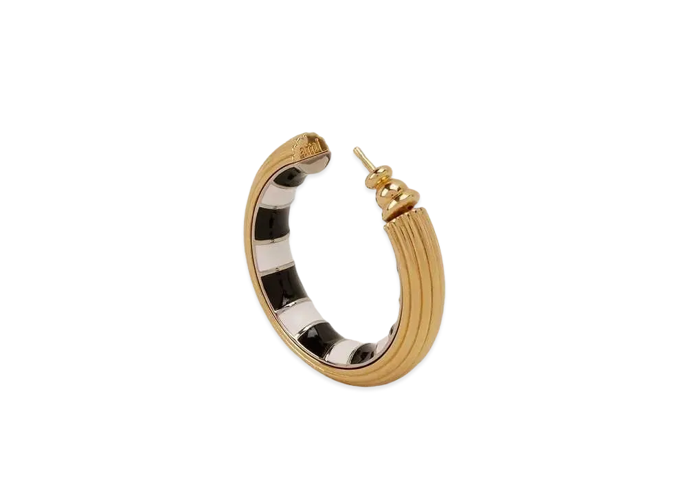 AMI PARIS Piano Small Hoop Piercings "Gold"