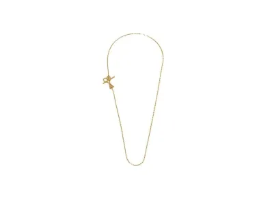 AMI PARIS Ami de Coeur Chain Necklace "Gold"