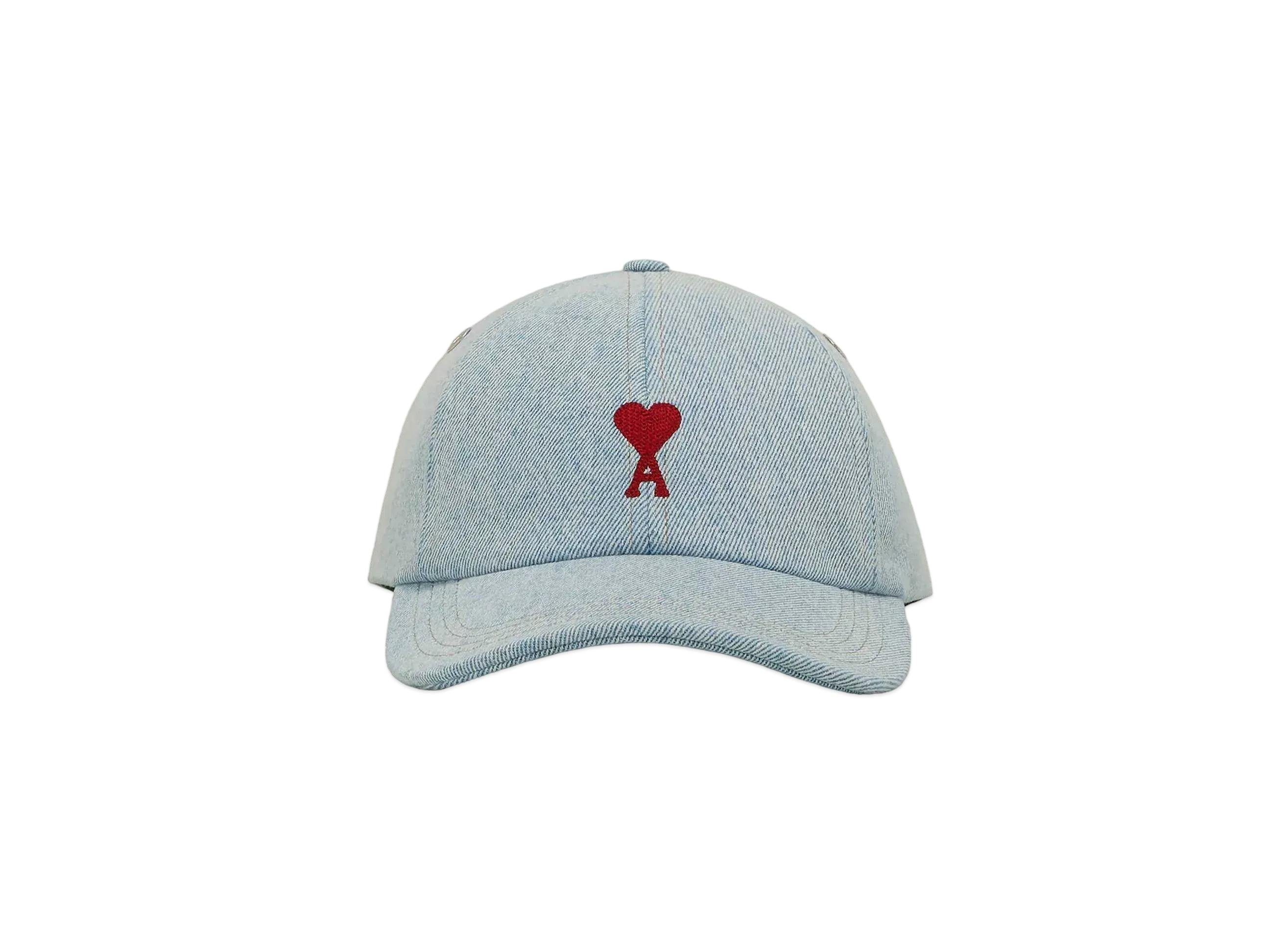 AMI PARIS Ami de Coeur Embroidery Cap "Bleached Blue"