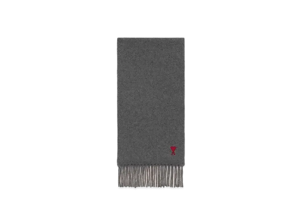 AMI PARIS Ami de Coeur Scarf "Dark Gray"