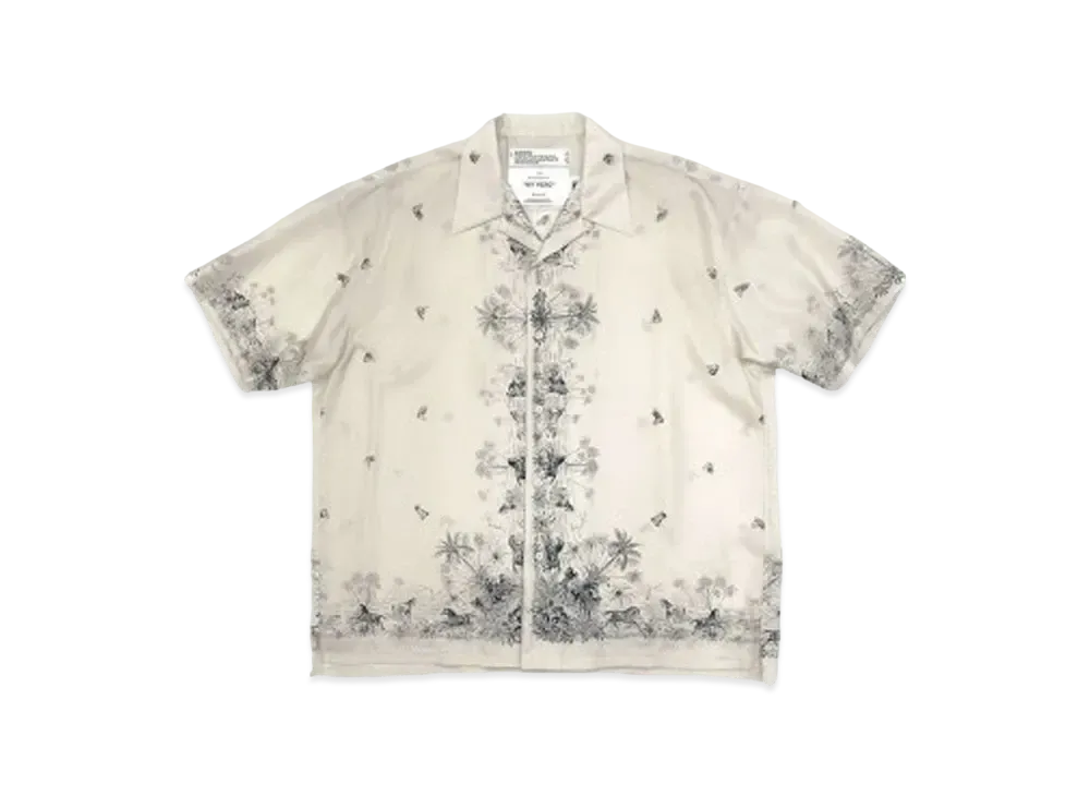 DAIRIKU Horse Silk Scarf Shirt "Ivory"
