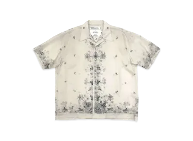 DAIRIKU Horse Silk Scarf Shirt "Ivory"