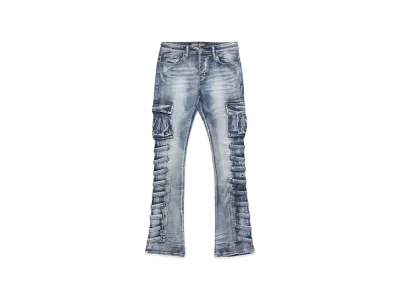 VALABASAS "QUANTICO" DENIM STACKED "LT BLUE WASH"
