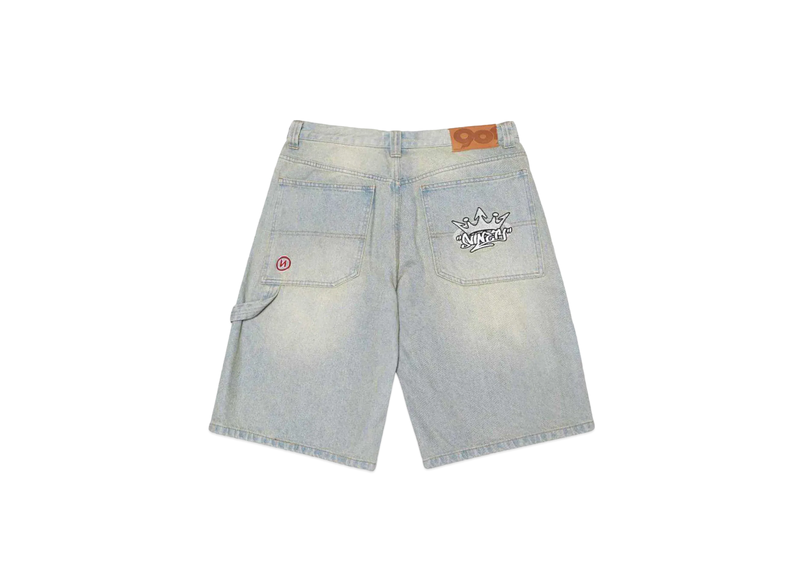 9090 King Logo Buggy Half Denim "Light Blue"