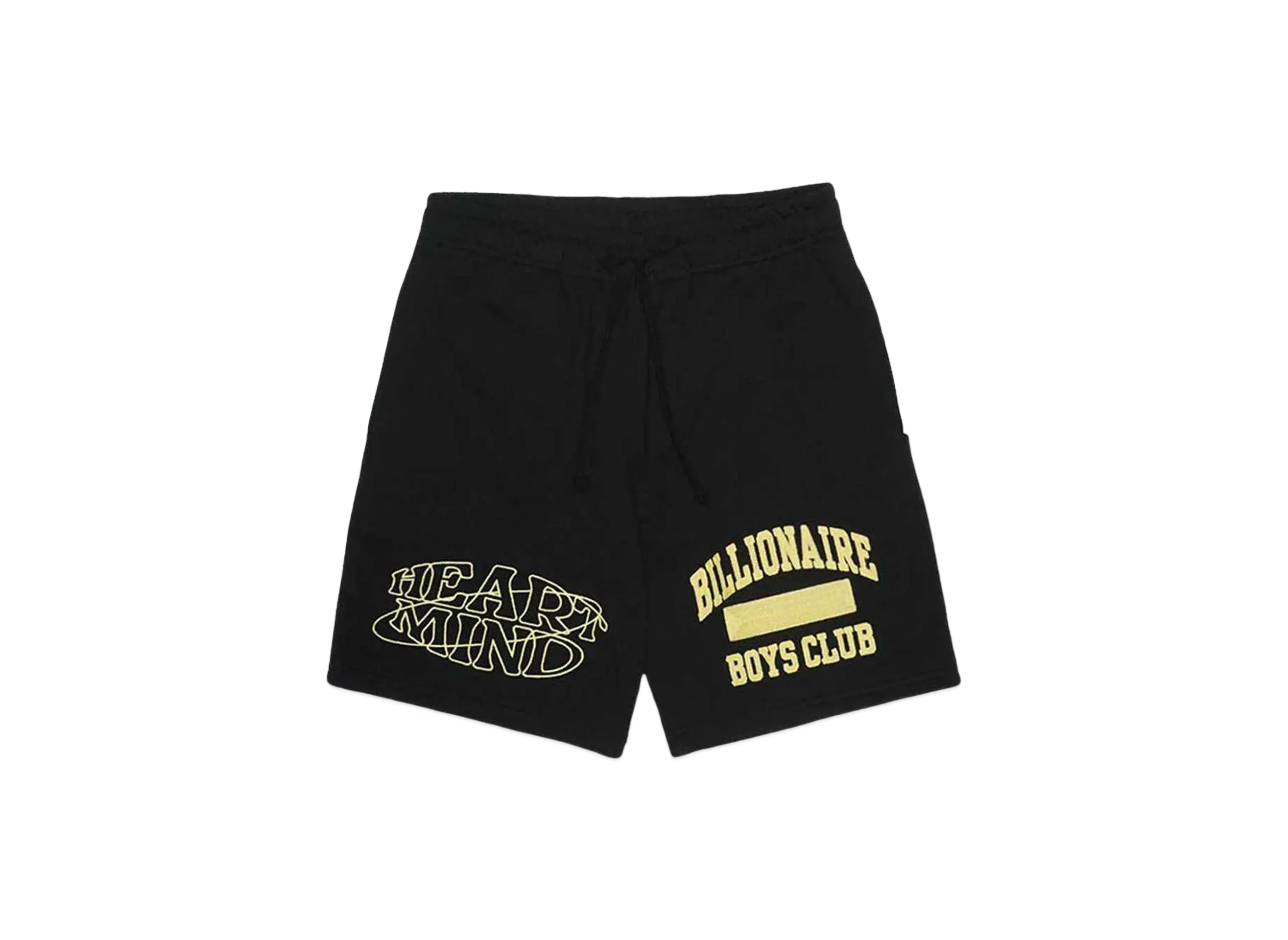 BILLIONAIRE BOYS CLUB BB HEART MIND STARS ZIPPER POCKET SHORTS "BLACK"