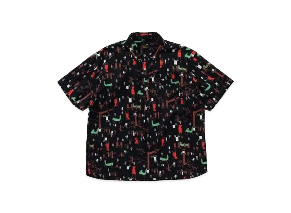 RATS LITTLE RED RIDING HOOD S/S SHIRT "BLACK"