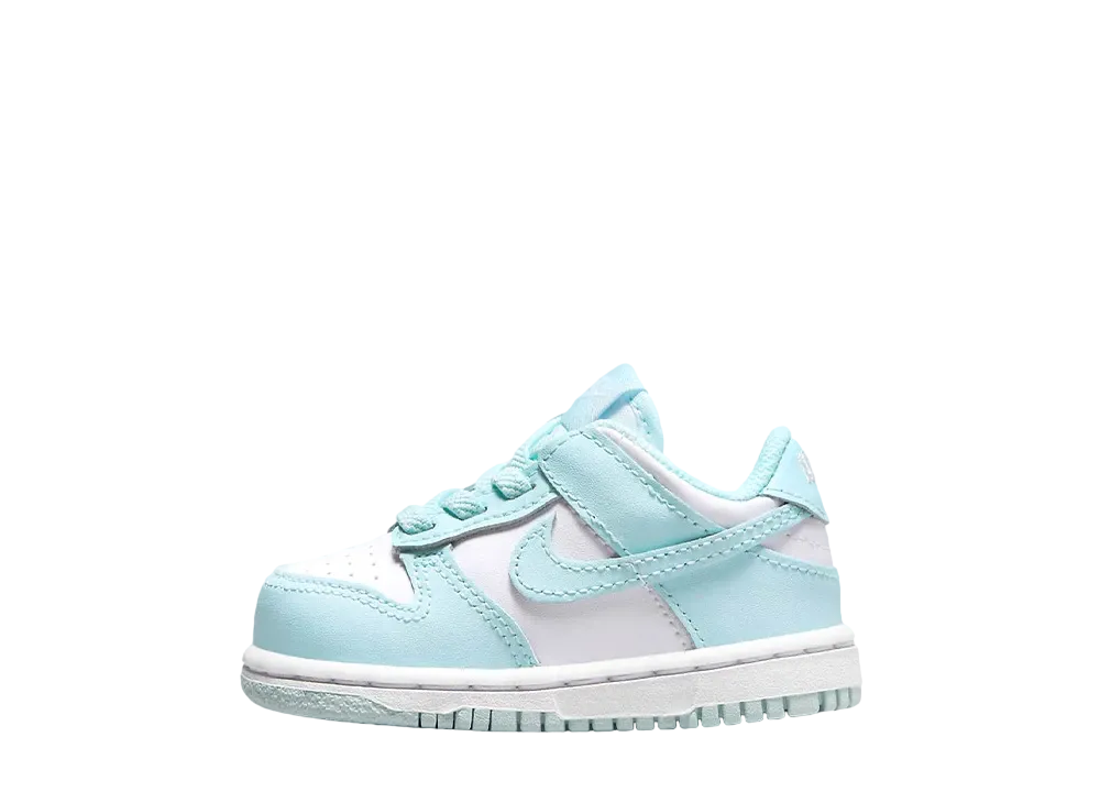 ナイキ TD ダンク ロー "ホワイト/グレイシャーブルー" (キッズ)