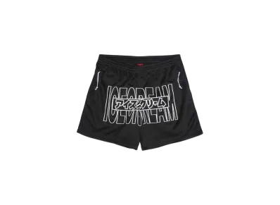 ICECREAM KATAKANA BASKETBALL SHORTS "BLACK"