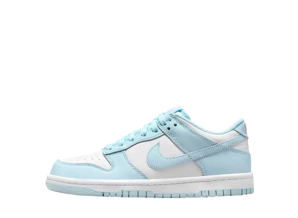 Nike GS Dunk Low "White/Glacier Blue"