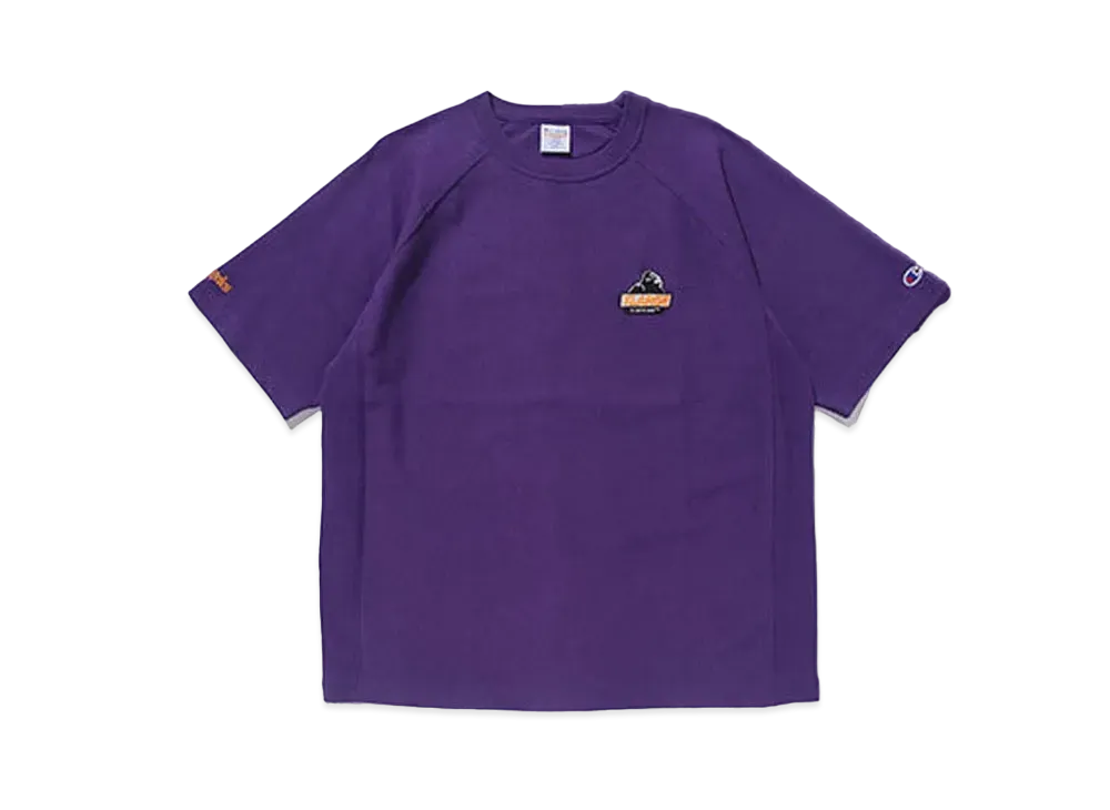 XLARGE x Champion Reverse Weave Raglan S/S Tee "Purple"