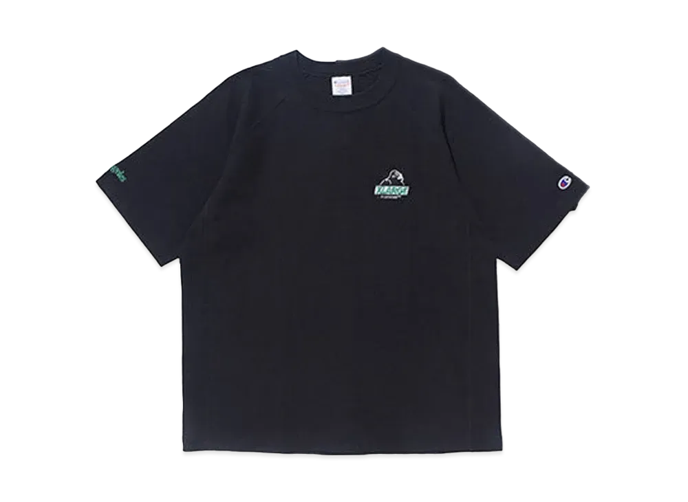 XLARGE x Champion Reverse Weave Raglan S/S Tee "Black"