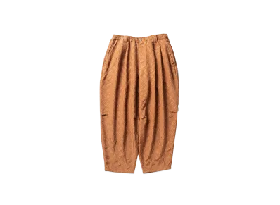 TIGHTBOOTH Checker Plate Balloon Pants "Brown"
