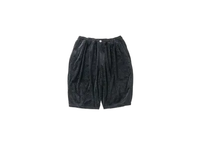 TIGHTBOOTH Dot Velour Big Shorts "Black"