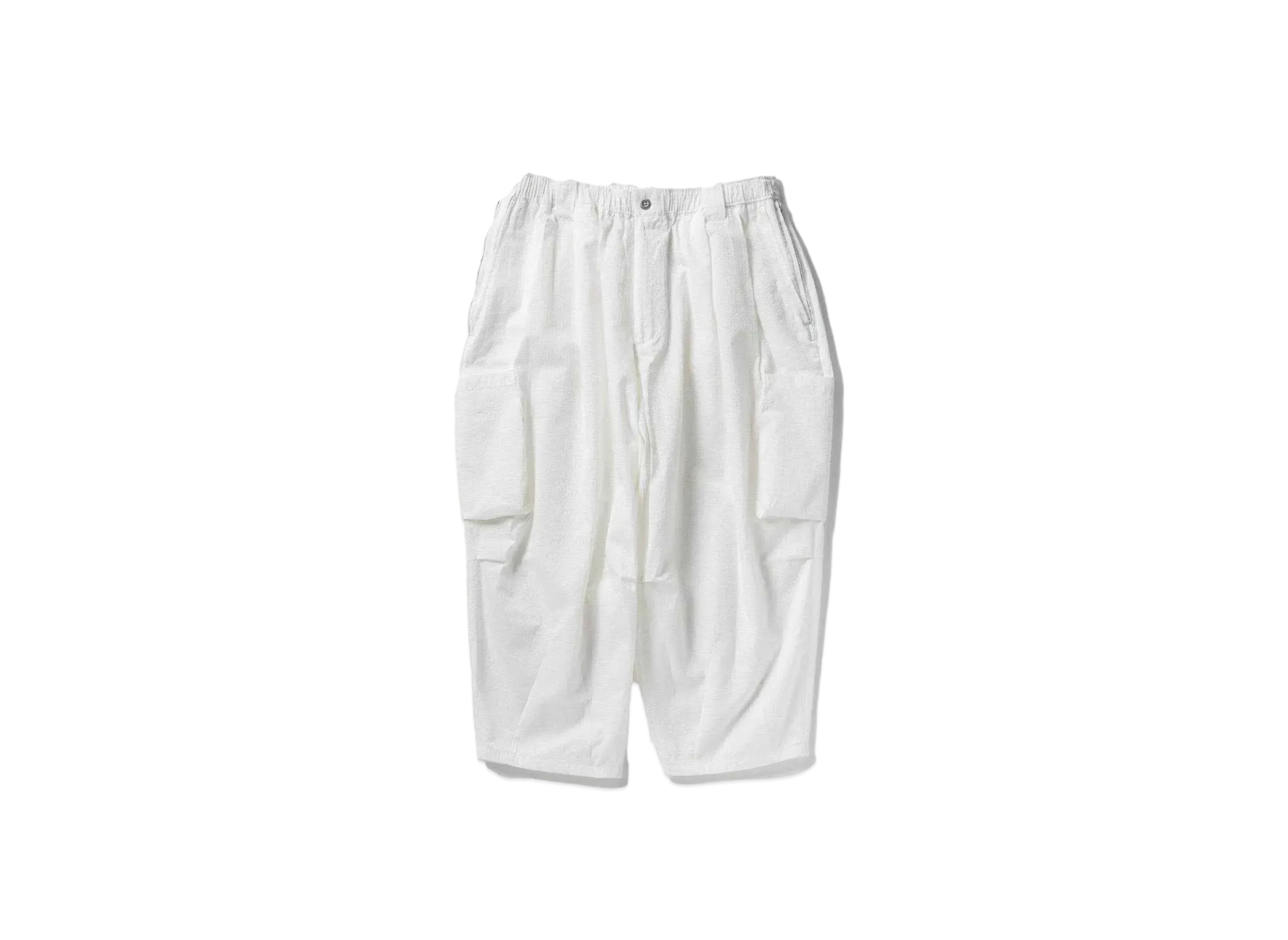 TIGHTBOOTH Seersucker Cropped Cargo Pants 