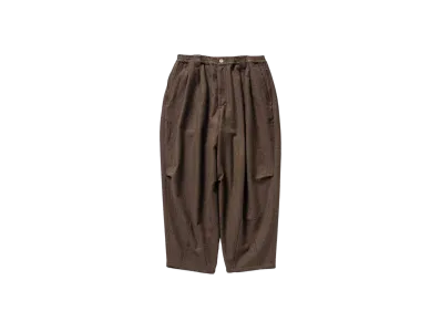 TIGHTBOOTH Wool Herringbone Balloon Pants "Brown"